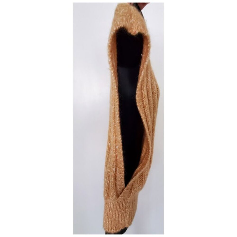 Vintage Christian Dior Cable Knit Wrap Sweater Vest Layer Sz M Old Money Preppy - Picture 6 of 11